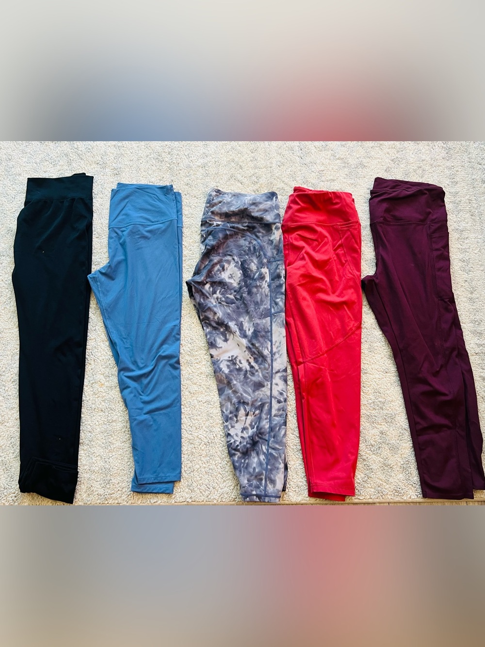 Woman Active Leggings - set of 5